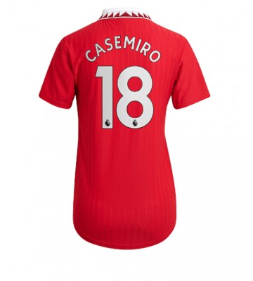 Manchester United Casemiro #18 Hjemmedrakt Kvinner 2022-23 Kortermet